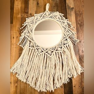 Boho Wall Mirror Decor